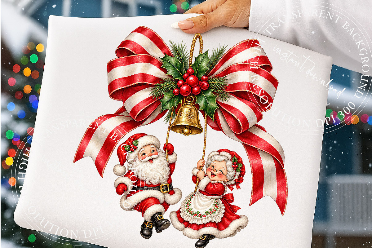 Hanging Bow Ornament Sublimation, a Work Illustration by SinaCreation (Photo 4 of 6)