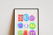 3D Ransom Notes Inflated Graphics, a Graphic by LarysaZabrotskaya (Thumbnail 6 of 11)