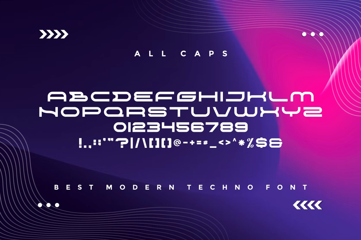 Bengex Modern Techno Font, a Sans Serif Font by alanwarstd (Photo 4 of 5)