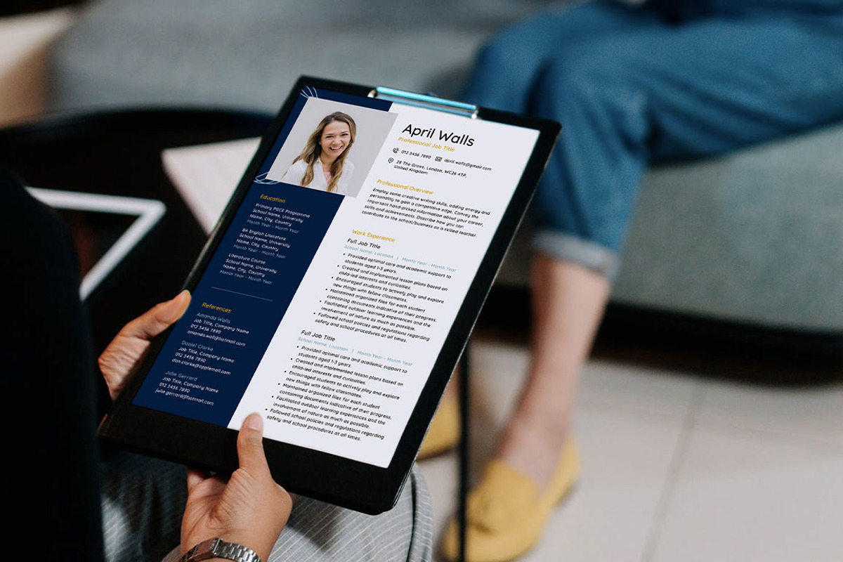 CANVA Resume Template / CV Set, a Resume Template by RWstudio (Photo 8 of 8)