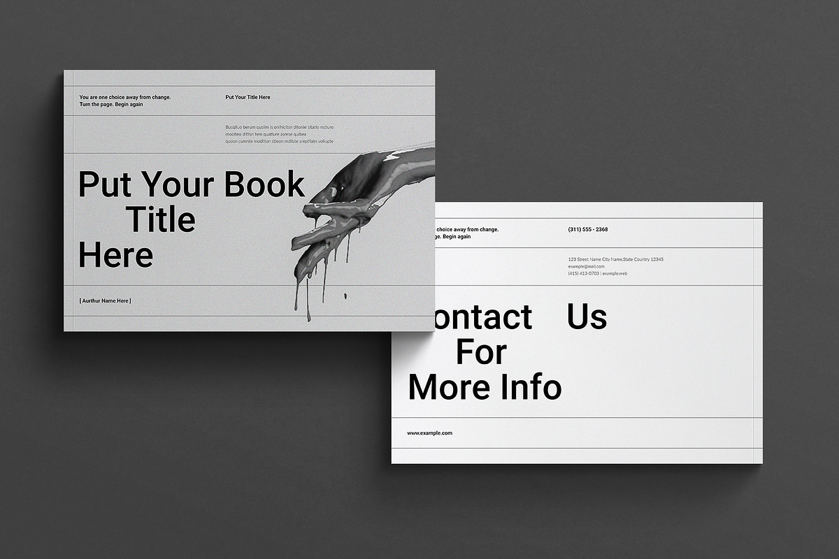 Digital Book Layout Design Template, a Magazine Template by E-Type (Photo 7 of 7)