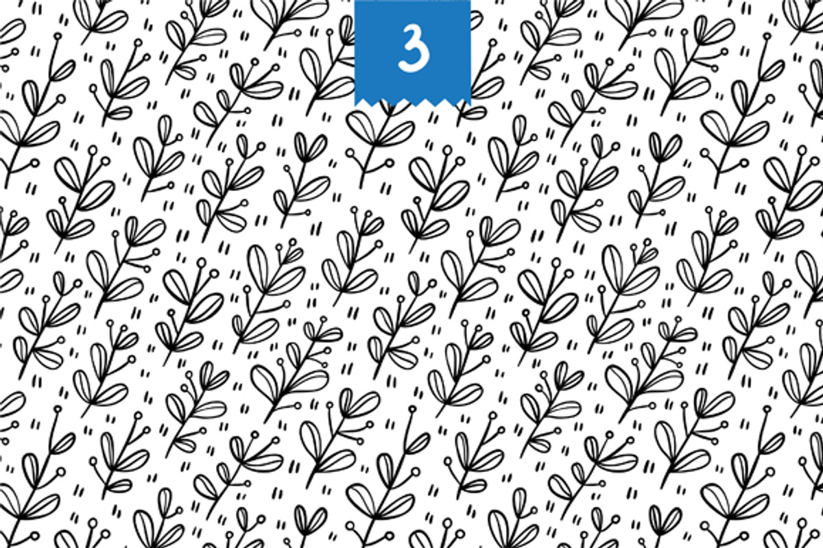 Floral Patterns Set 3 preview 3