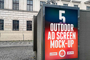 Outdoor Ad Screen MockUps Bundle, an Advertising Mockup by Graphic Shelter (Thumbnail 3 of 9)