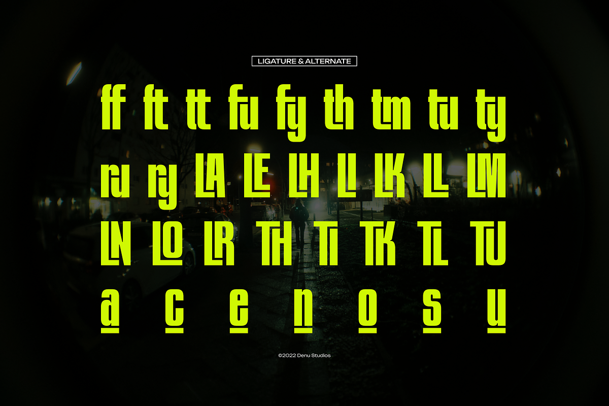 Metroway | Bold Condensed Sans, a Sans Serif Font by Denustudios (Photo 11 of 12)