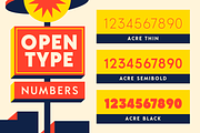 Acre Family, a Sans Serif Font by Jonathan Ball (Thumbnail 6 of 9)
