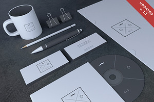 Blank Stationery / Branding Mock-Up