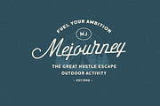 Hustle Trip Vintage Monoscript, a Script Font by Letterhend Studio (Thumbnail 8 of 9)