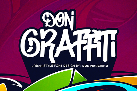Don Graffiti, a Handwritten Font by DonMarciano