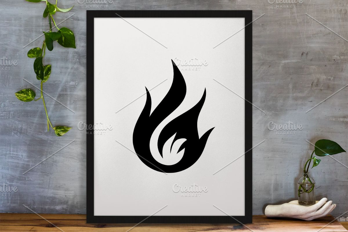 Fire Silhouette SVG, an Object Illustration by newminddesign (Photo 3 of 3)