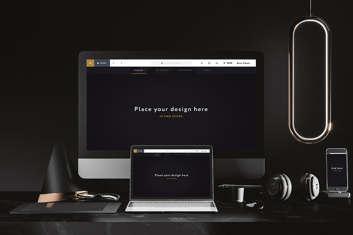 Workspace Mockup Set 7, an iPhone Mockup by Best Pixels™ (Photo 8 of 10)