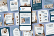 Therapy Instagram Templates, a Social Media Template by Anna Design Studio (Thumbnail 1 of 9)