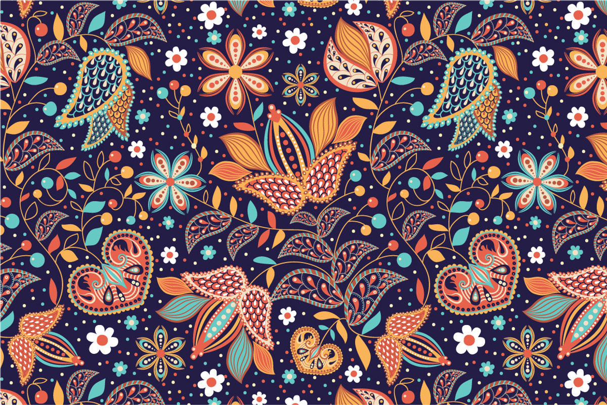 Set of ethnic patterns preview 4