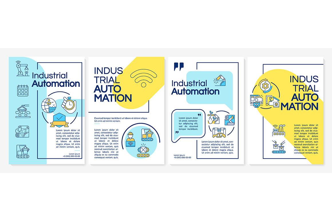 Industrial automation brochure, a Brochure Template by IMG Visuals