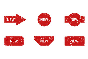 New Product Tag Set, an Object Illustration by Vector Creator