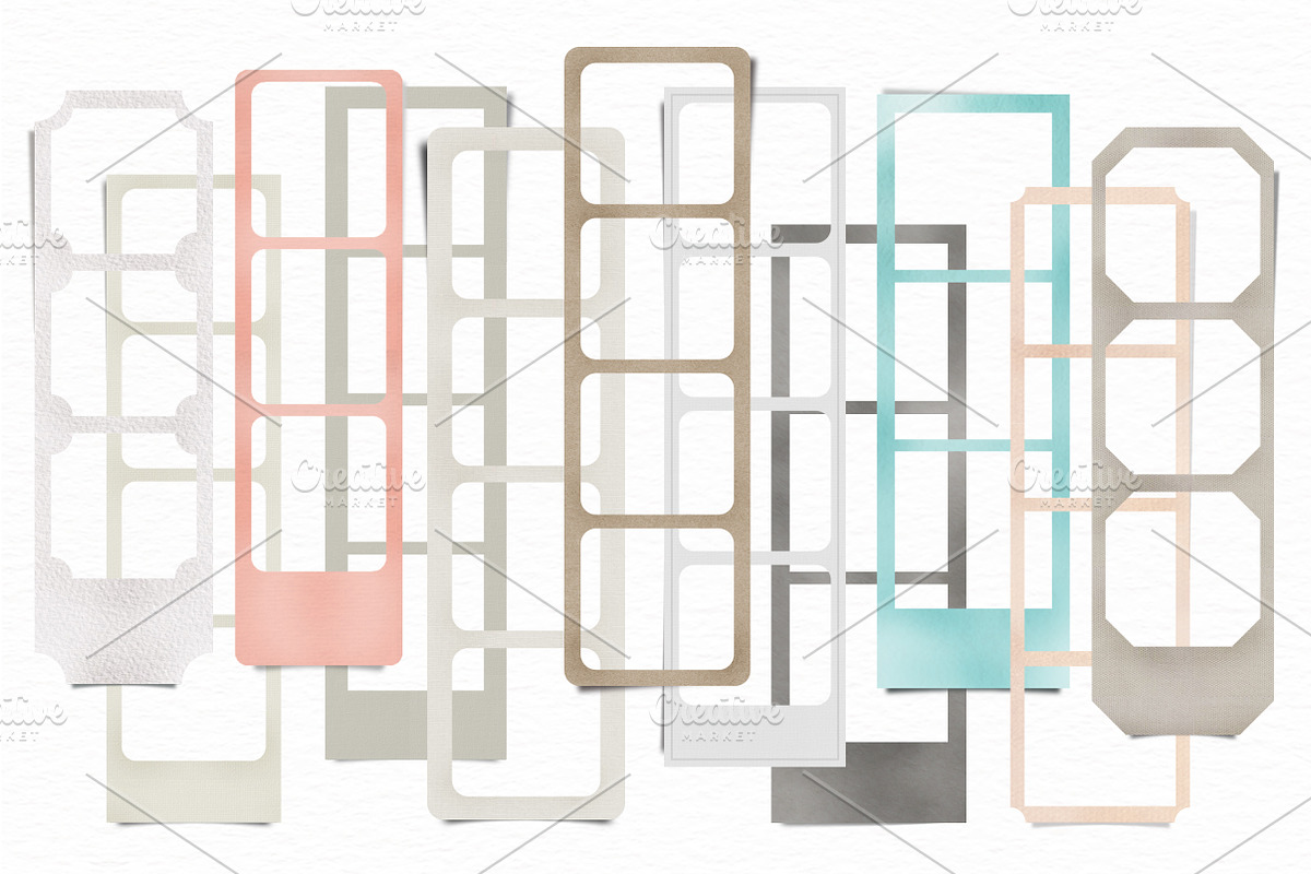 Floral Washi Tape and Collage Frames, an Object Graphic by patternpop studio (Photo 4 of 5)