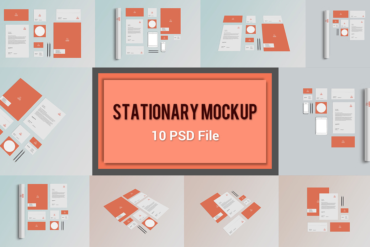Stationary Mockup, a Pens & Pencil Mockup by alimran24 (Photo 1 of 11)