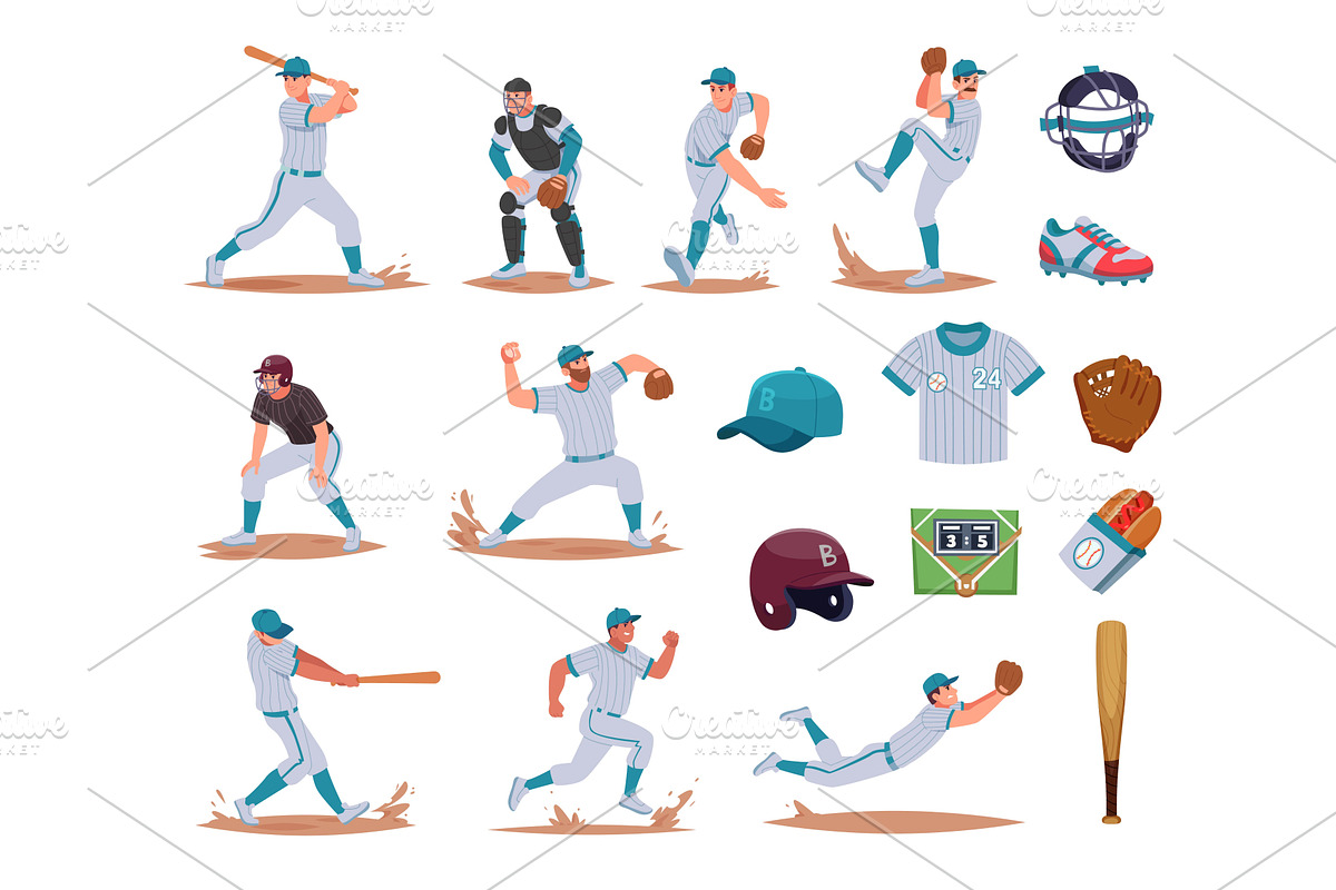 Baseball equipment. Sport, a Sport Illustration by Onyx
