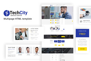 TechCity - Service Center Website