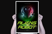 Aliens Robot - Modern Techno Font, a Sans Serif Font by Nirmana Visual (Thumbnail 4 of 10)