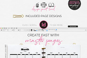 US InDesign Planner Template Burst, a Stationery Template by WhiteSpace Design Studio (Thumbnail 3 of 4)