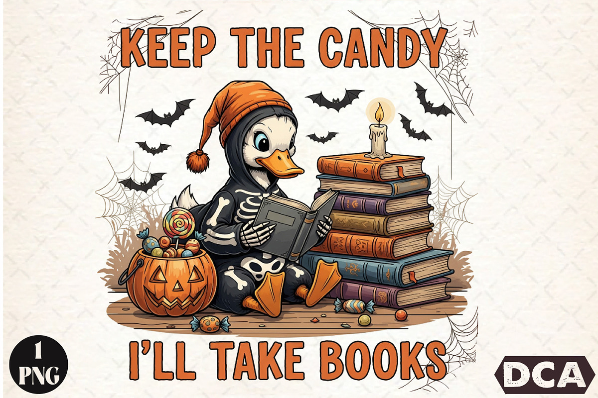 Halloween Keep the Candy I'll Take B, an Illustration by DreamCafeArt (Photo 1 of 7)