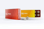 Pills Package Blister Box Mock-up, a Product Mockup by Hubzway (Thumbnail 3 of 8)