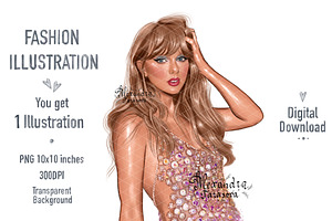 Taylor Swift Illustration