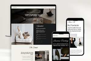 Square Space Website Template Coach