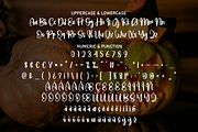 Pumpkin Halloween | Script Font, a Script Font by Scratchones (Thumbnail 7 of 8)