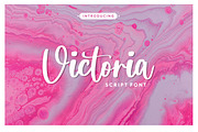 Victoria - Script Font, a Script Font by Balpirick Studio (Thumbnail 1 of 6)