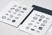 360 Virtual Reality Icons in Vector, an Outline Icon by Plaid4You (Thumbnail 5 of 6)