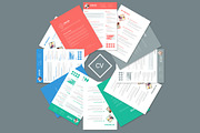 Diamond Resume/CV | 3 Piece Resume, a Resume Template by Pixel Strawberry (Thumbnail 4 of 4)