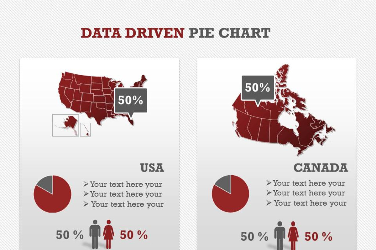 Maps P1 USA Canada, a Presentation Template by Yes Presentations (Photo 2 of 5)
