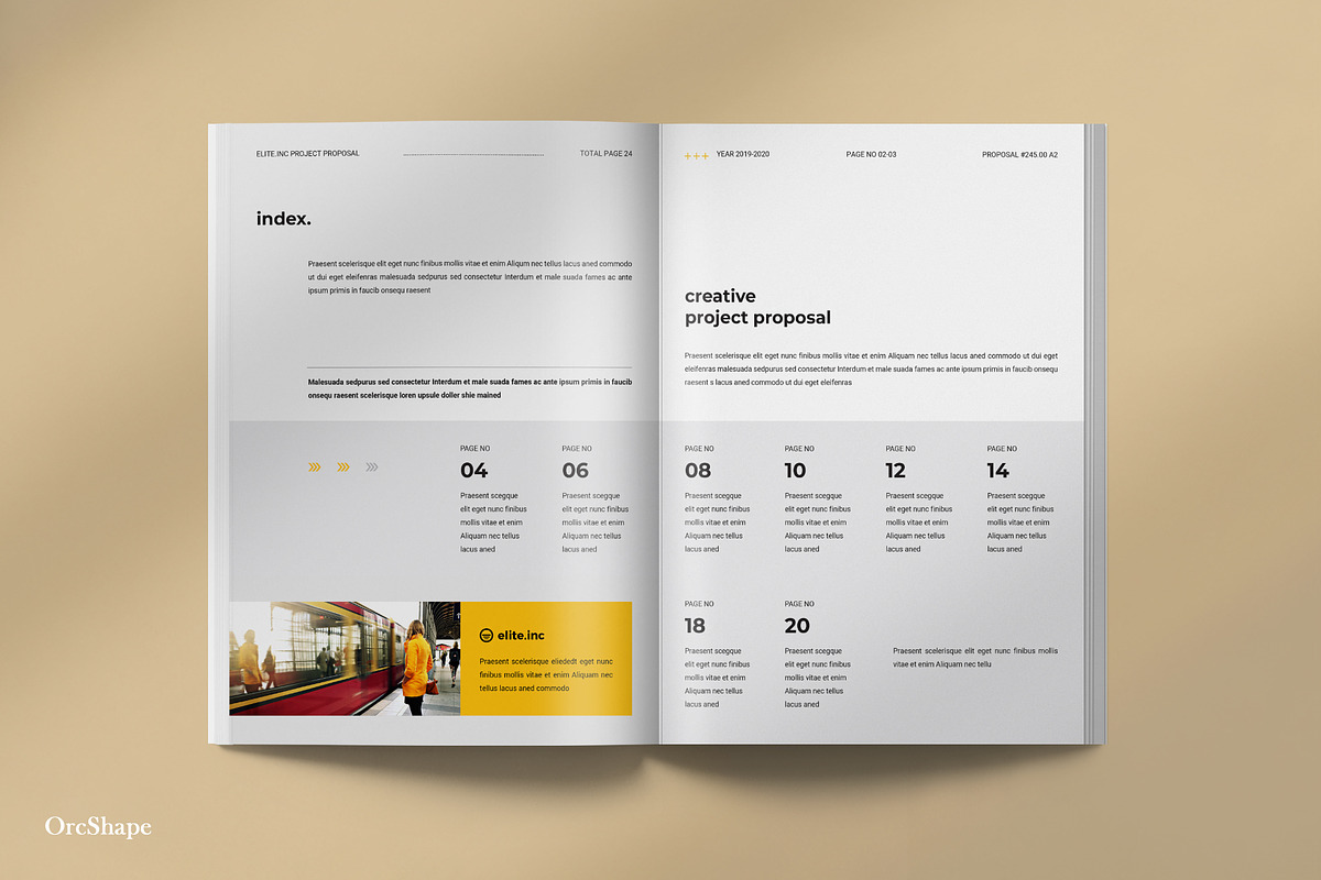 Proposal, a Brochure Template by Orcshape Studio (Photo 4 of 10)