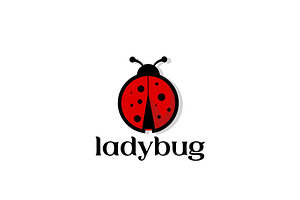 Red Lady Bug Logo Icon, a Branding & Logo Template by AlvinStd