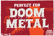 Tomb Stoner - Doom Metal font, a Font by Remedy667 (Thumbnail 2 of 5)