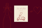 Whimsical Love Illustration Set, an Object Graphic by digital.incubator.yum (Thumbnail 4 of 6)