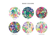 Fairy Garden - Floral Pattern, a Pattern Graphic by Velliniki (Thumbnail 3 of 9)