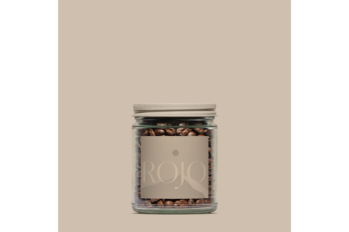 Coffee Bean Jar Mockup, a Cups & Container Mockup by Copal (Photo 3 of 17)