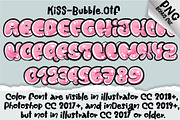 Kiss Font, a Symbol Font by Nobu Collections (Thumbnail 6 of 8)