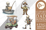 Sarcastic Dad Bones Sublimation, a Seasonal Illustration by Artnoy (Thumbnail 9 of 18)