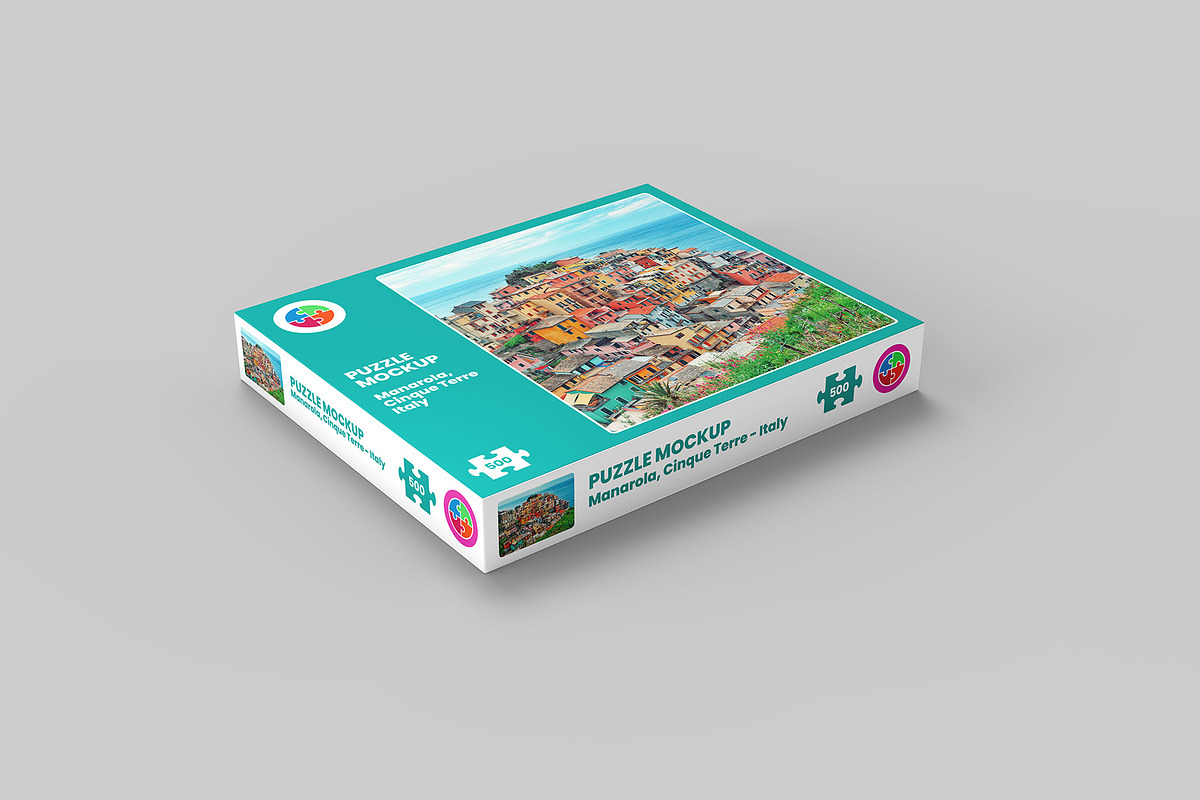 Puzzle Mockup - 12 views, a Packaging Mockup by Illusiongraphic (Photo 2 of 25)