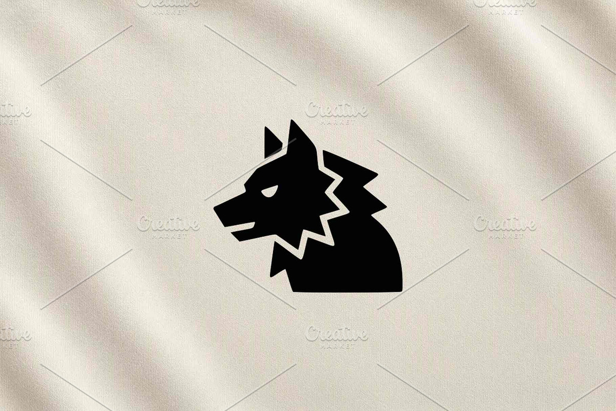 Wolf Silhouette Vector, an Animal Illustration by Vectorium Studio (Photo 3 of 4)