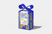 Gift Box Mockup, a Packaging Mockup by Unerispace (Thumbnail 2 of 3)