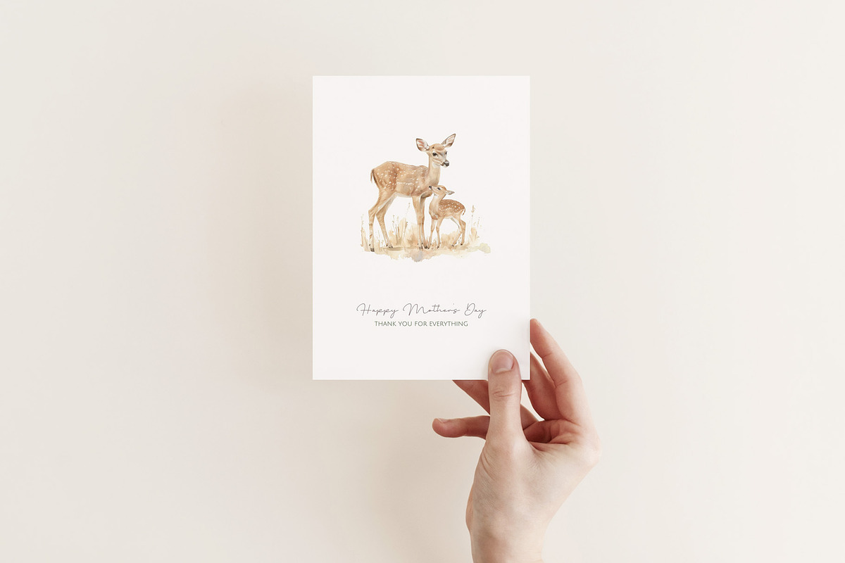 Mama Deer, an Animal Illustration by PeDe Designs (Photo 9 of 18)