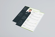 Resume / CV - Pro Material, a Resume Template by 3Angle (Thumbnail 3 of 5)