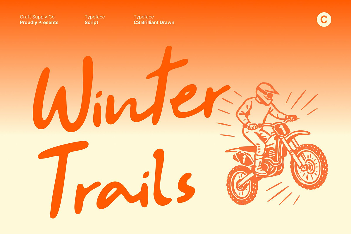 CS Brilliant Drawn, a Handwritten Font by Craft Supply Co. (Photo 4 of 8)