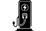EV Charging Station Icon Bundle, a Technology Illustration by jahid234 (Thumbnail 13 of 13)