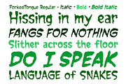 Forked Tongue, a Sans Serif Font by Comicraft Fonts (Thumbnail 3 of 4)