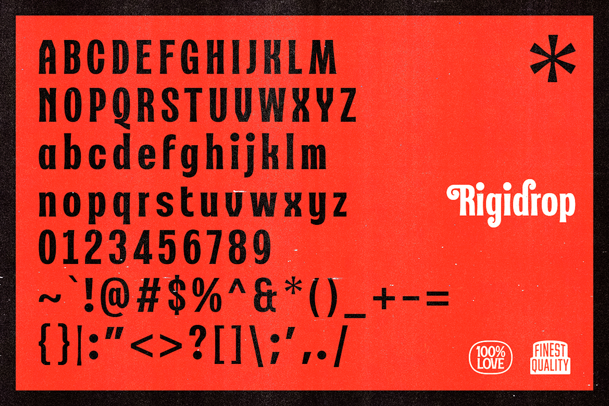 Rigidrop - Retro Ornamental Fonts, a Serif Font by Konstantine Studio (Photo 4 of 4)